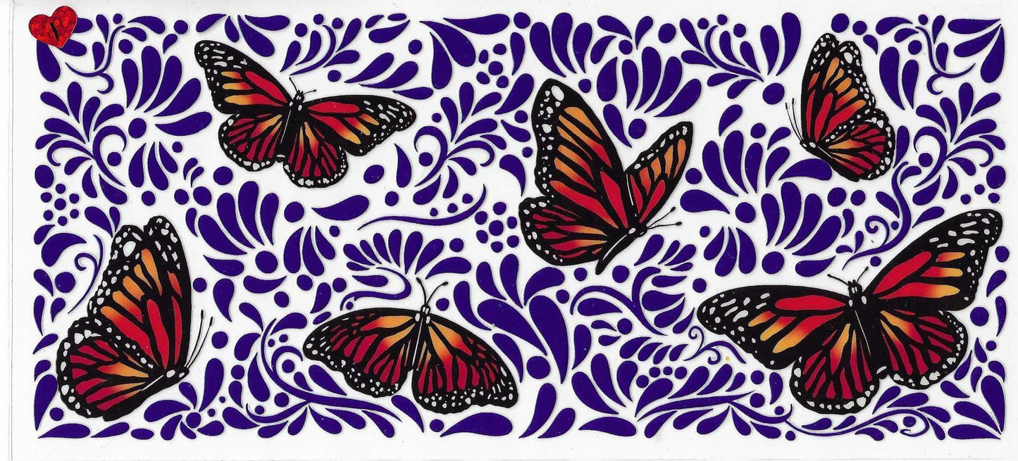 Blue Talavera Butterflies