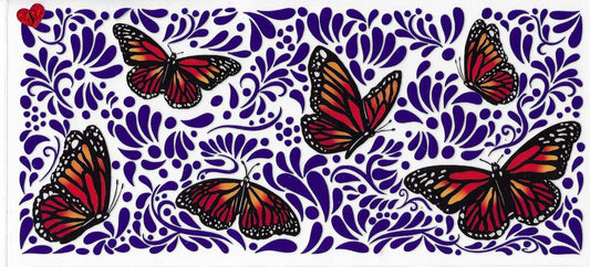 Blue Talavera Butterflies